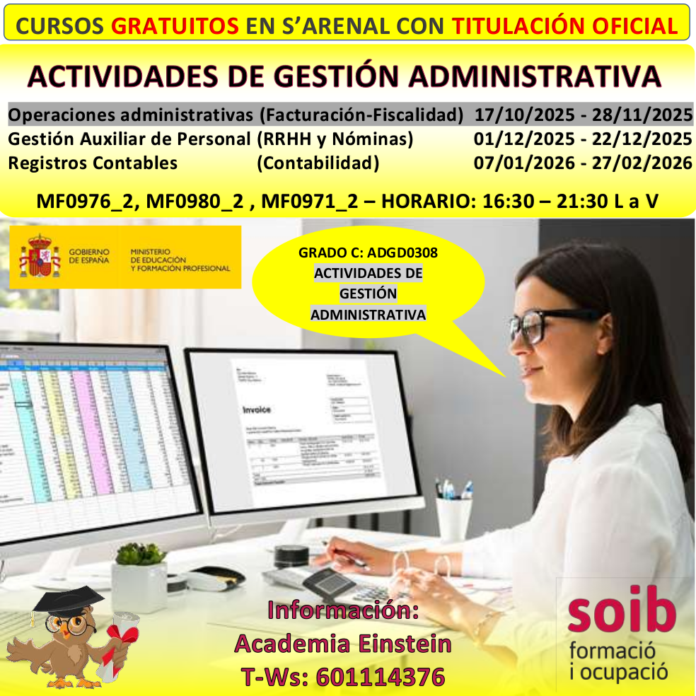 Actividades de Gestión Administrativa